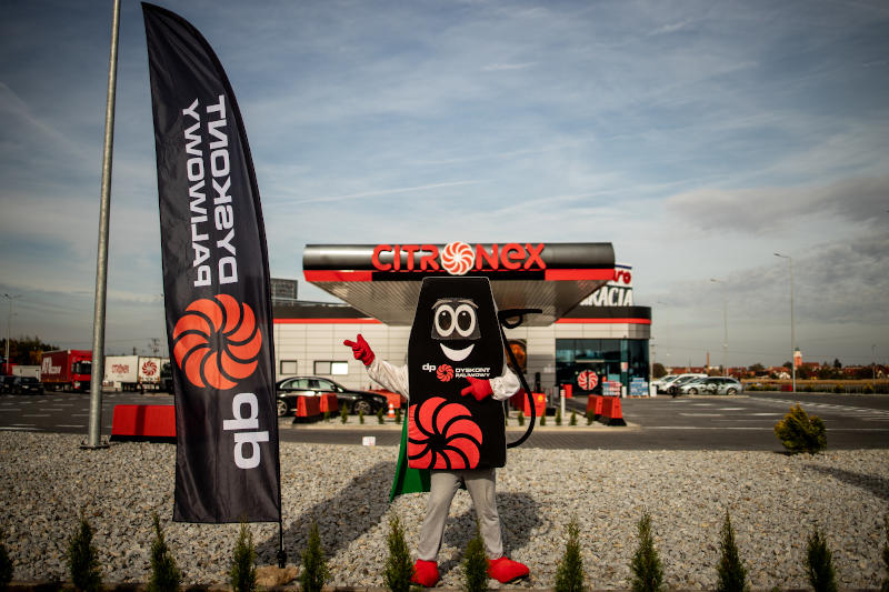 Eröffnung der Tankstelle in Kąty Wrocławskie.